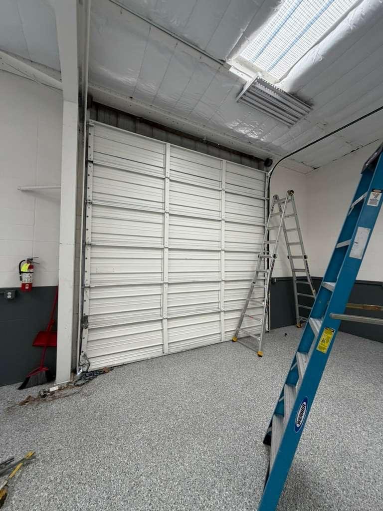 Loading Dock Door Track Straightening