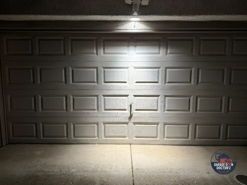 Straightened Level Garage Door After Repair