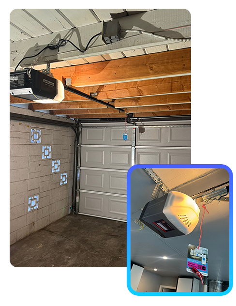 smart garage door opener installation